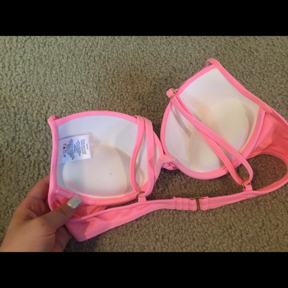 pink push-up bikini top - Picture 3 of 3